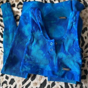 Bombshell Tie Dye Leggings and Matching Sports Bra!